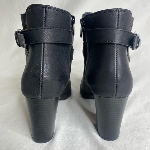 STYLE & COMPANY Womens Black Goring Laleen Round Toe Block Heel Booties 7.5M - Picture 8 of 11